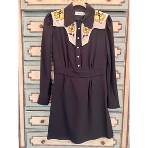 COACH Western Floral Silk dress